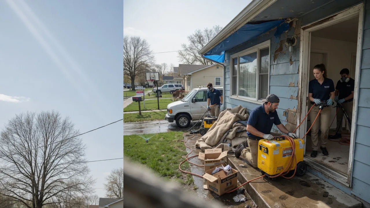 Basement Flood Cleanup in Island, KY near me